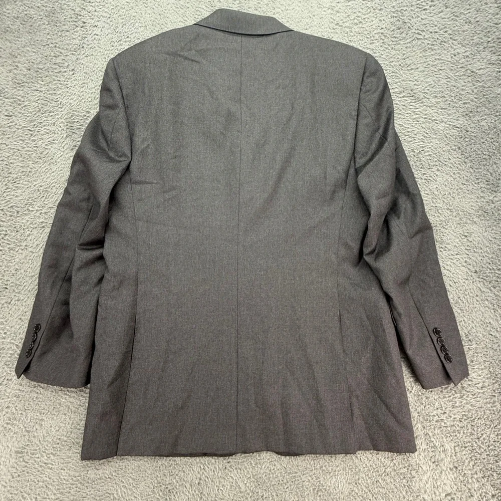 Canali Men's Charcoal Gray Wool‎ Suit Blazer Jacket Made in Italy Size 52R